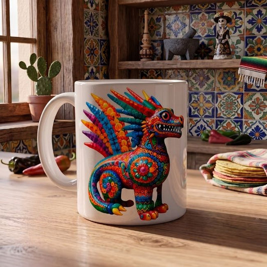 Alebrije Dragón - 006 / MUG 11oz con impresión envolvente