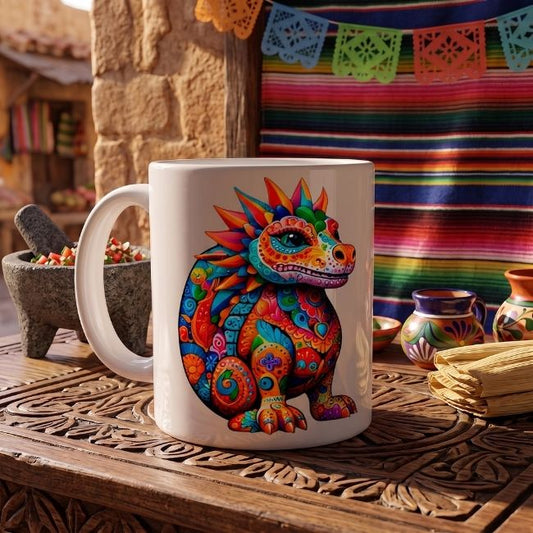Alebrije Dragón - 008 / MUG 11oz con impresión envolvente