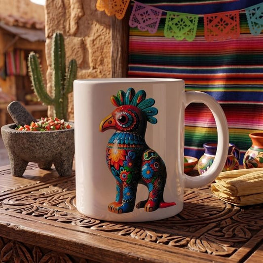 Alebrije Gallo - 014 / MUG 11oz con impresión envolvente