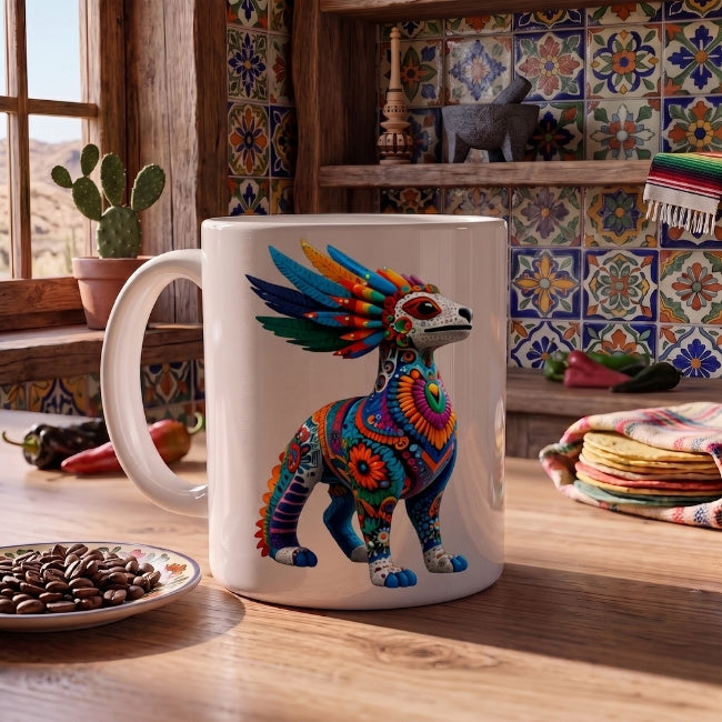 Alebrije Perro - 010 / MUG 11oz con impresión envolvente