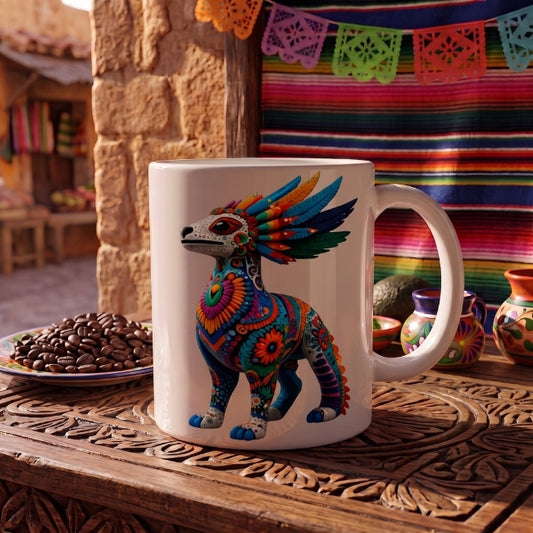 Alebrije Perro - 010 / MUG 11oz con impresión envolvente