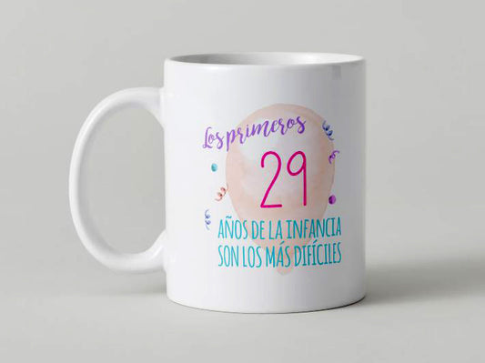 Cumpleaños - 017-29/ MUG 11oz con impresión envolvente