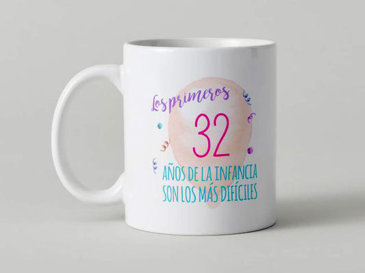 Cumpleaños - 017-32 / MUG 11oz con impresión envolvente