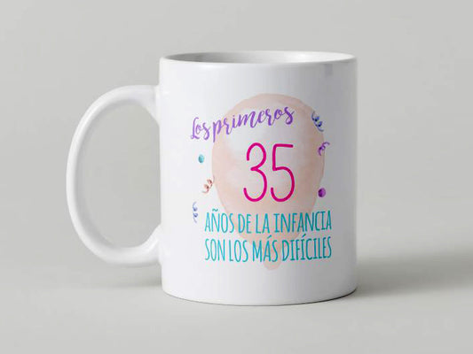 Cumpleaños - 017-35 / MUG 11oz con impresión envolvente