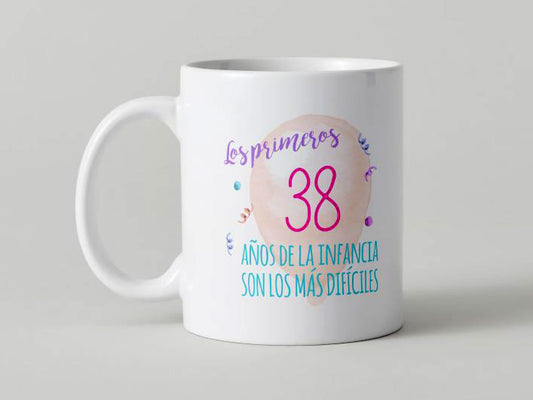 Cumpleaños - 017-38 / MUG 11oz con impresión envolvente