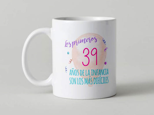 Cumpleaños - 017-39 / MUG 11oz con impresión envolvente