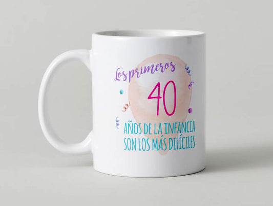 Cumpleaños - 017-40 / MUG 11oz con impresión envolvente