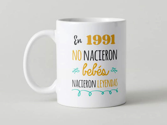 Cumpleaños - 031-1991 / MUG 11oz con impresión doble