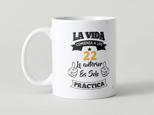 Cumpleaños - 032-22 / MUG 11oz con impresión doble
