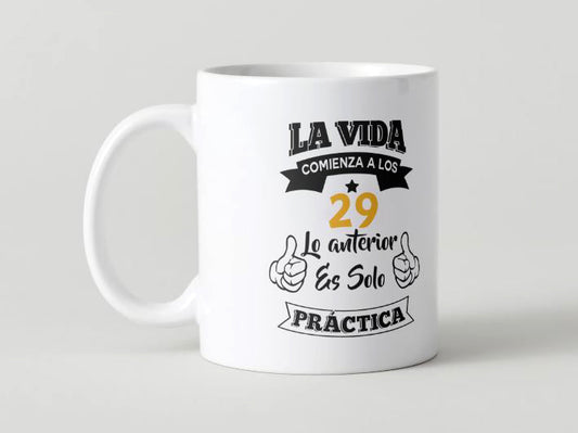 Cumpleaños - 032-29 / MUG 11oz con impresión doble