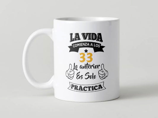 Cumpleaños - 032-33 / MUG 11oz con impresión doble