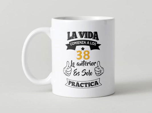 Cumpleaños - 032-38 / MUG 11oz con impresión doble