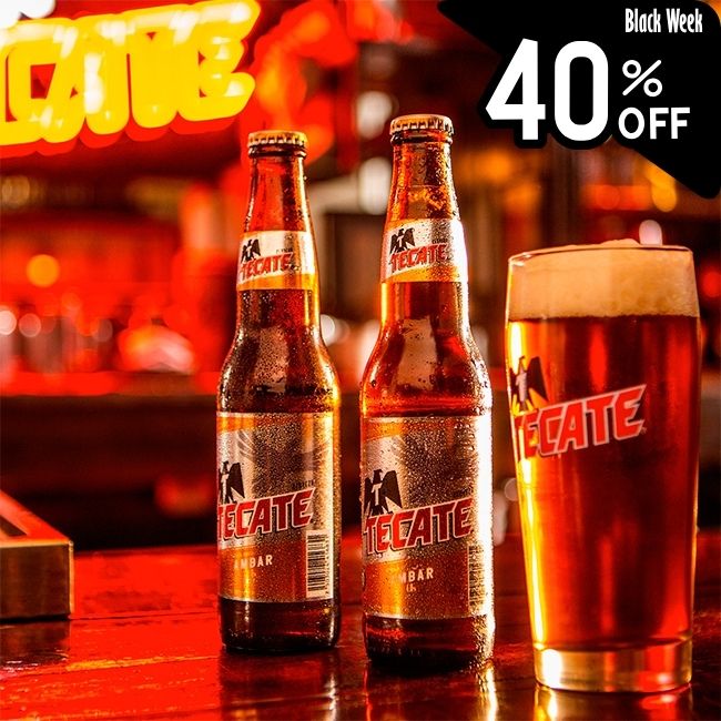 CERVEZA TECATE 325 ml - GLASS -