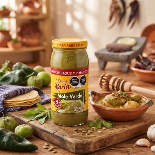 Mole Vert Doña María 230 g - Verre