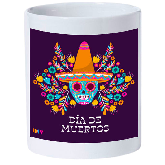 Muertos - 037 / MUG 11oz con impresión frontal