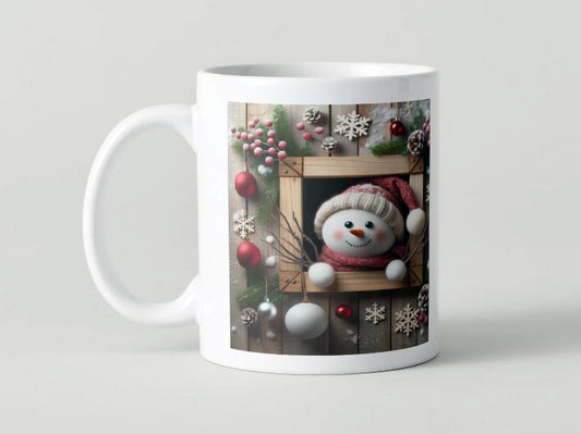 Navidad - 008c / MUG 11oz con impresión envolvente