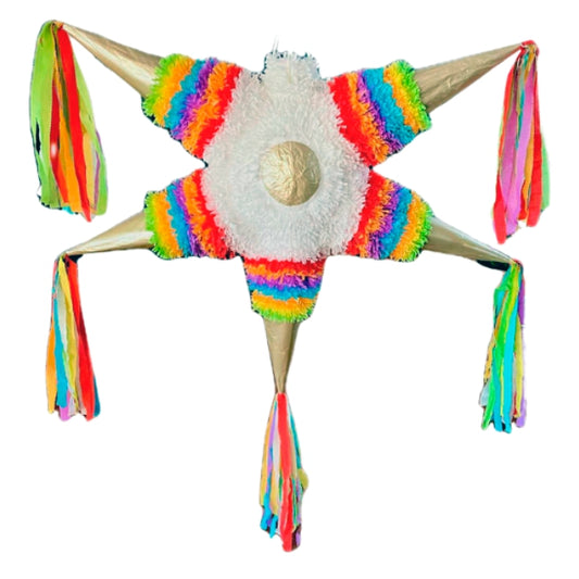 Piñata Artisanale "Pointe Dorée - VERT" Grande 