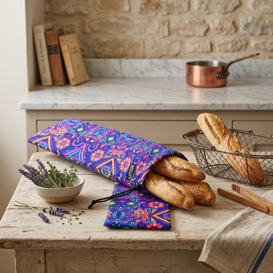Porta Baguette - Huichol Morado