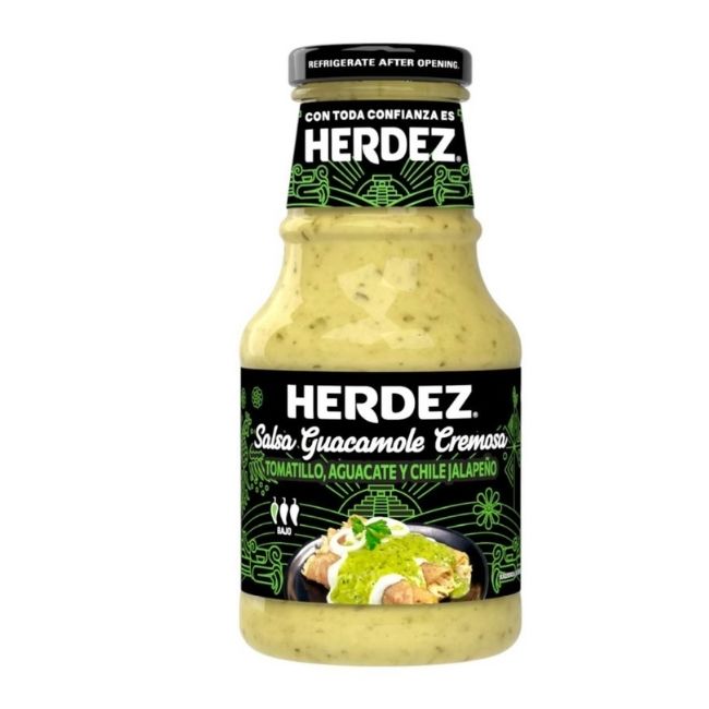 Sauce Guacamole Jalapeño Herdez 240 g