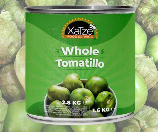 Whole Green Tomatillo Xatzé 2,800 gr.