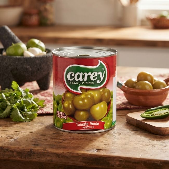 Tomatillo Entero Verde CAREY (Lata 822 g)