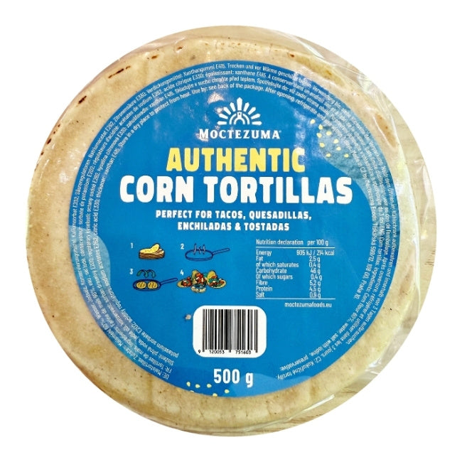 Tortillas de maïs blanc Moctezuma 12 cm – 500 g (20 pièces) 🌽🇲🇽