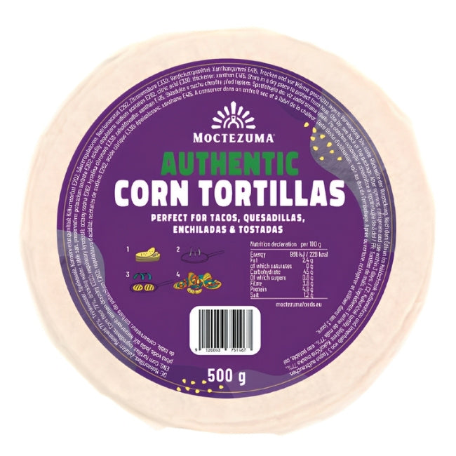 Tortillas de Maíz Blanco Moctezuma 15 cm – 500 g (20 pzas) 🌽🇲🇽