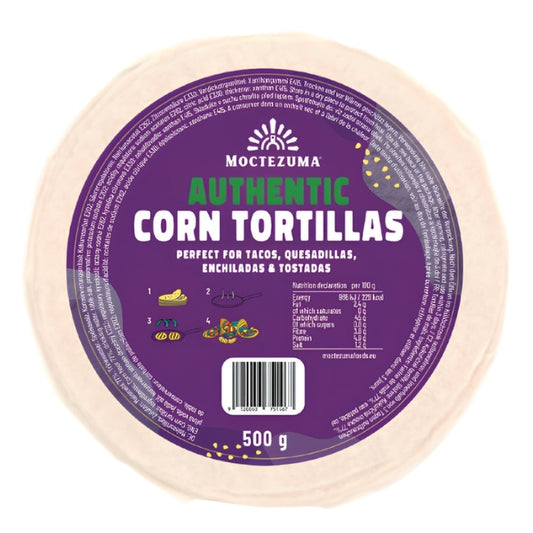 Tortillas de Maíz Blanco Moctezuma 15 cm – 500 g (20 pzas) 🌽🇲🇽