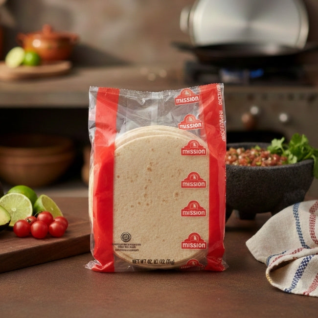 Tortilla de Harina de Trigo "Mission" 15cm-500 gr / 16-18 pzas