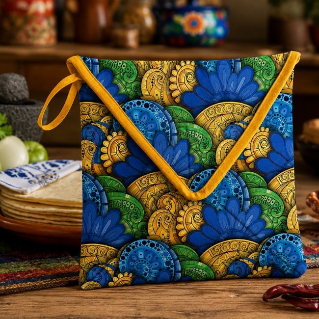 Enveloppe chauffante pour tortillas - Pineda Azul (21cmX21cm-500g / 2 heures)