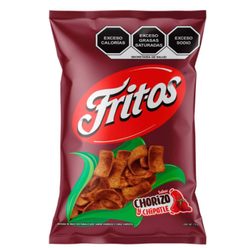 Fritos Chorizo ​​and Chipotle SABRITAS 60 gr