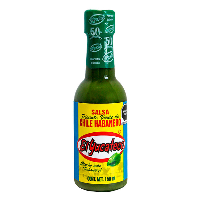 Salsa habanera VERDE "El Yucateco" 120 ml