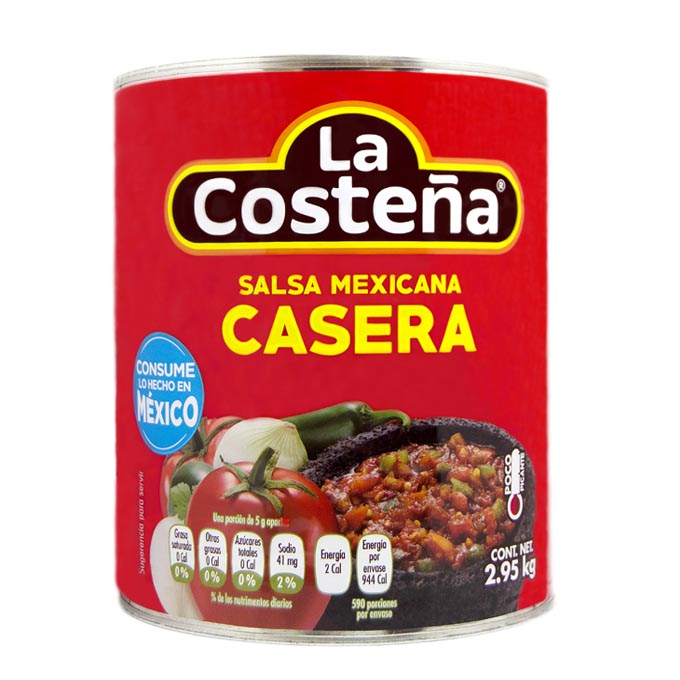 Homemade Mexican Sauce "La Costeña" 2,950 g