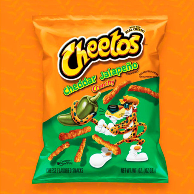 Cheetos Cheddar Jalapeño Crunchy 226 gr