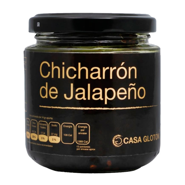 Jalapeño Chicharrón 180 g. "Casa Glotón"