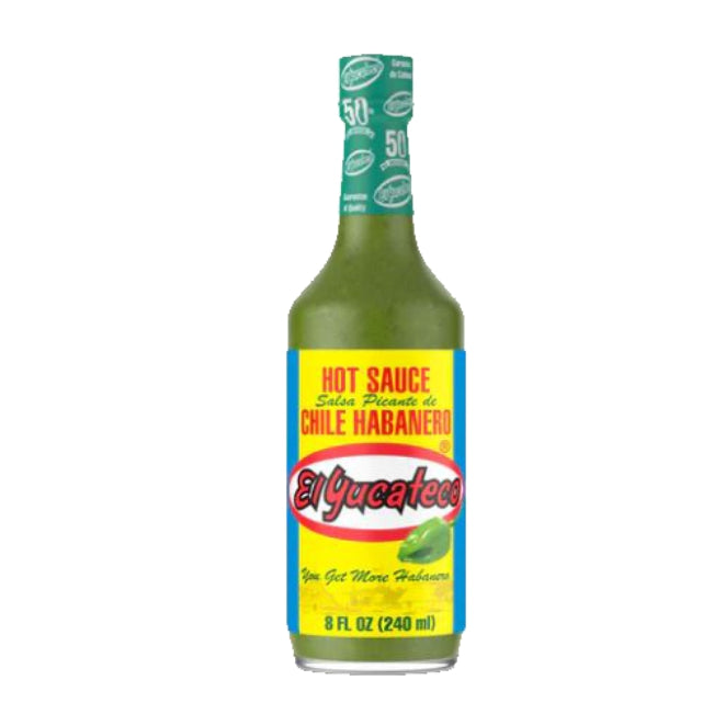 Sauce habanero VERTE "El Yucateco" 120 ml