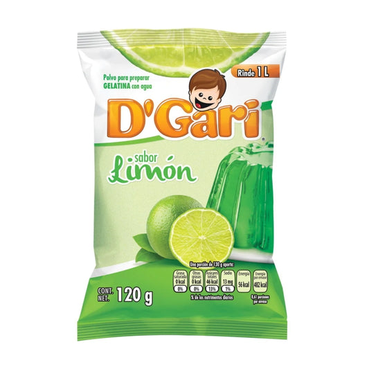 D'Gari water jelly with LIME flavor 120 g