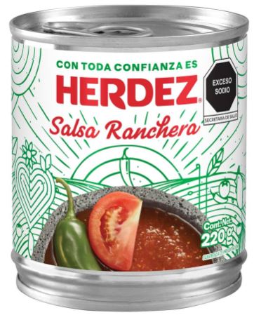 Salsa Ranchera (lata) "Herdez" 220 g